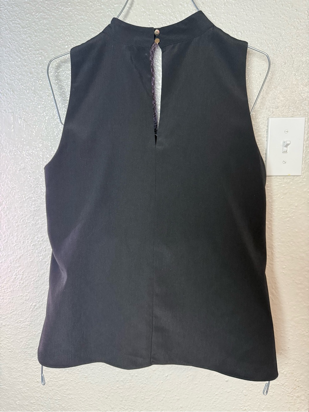 H by halston womans black blouse size Small - Picture 4 of 4